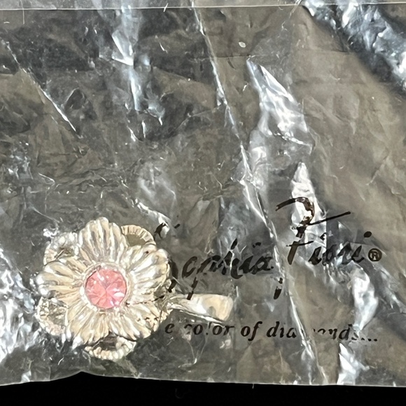 Sophia Fiori pink flower pendant charm - Picture 2 of 4